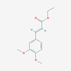 Chemical structure of Ethyl 3-(3,4-dimethoxyphenyl)acrylate