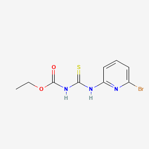Chemical structure of Ethyl (6-BroMo-pyridin-2-ylaMino)carbonothioylcarbaMate