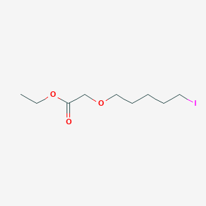 Chemical structure of Ethyl (5-iodopentoxy)acetate