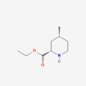 Chemical structure of Ethyl (2S,4R)-4-Methylpipecolate