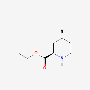 Chemical structure of Ethyl (2R,4R)-4-Methylpipecolate