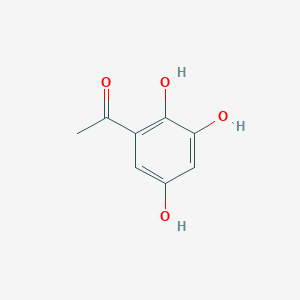 Chemical structure of 1-(2,3,5-Trihydroxyphenyl)ethan-1-one