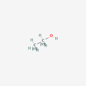 Chemical structure of Ethanol-13C2