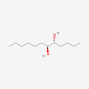 Chemical structure of erythro-5,6-Dodecanediol
