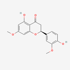 Chemical structure of Eriodictyol 7,3′-dimethyl ether