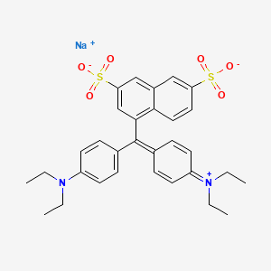 Chemical structure of Erio Green B