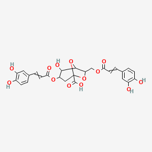 Chemical structure of Erigoster B