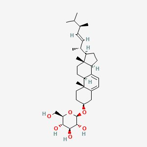 Chemical structure of Ergosterol glucoside