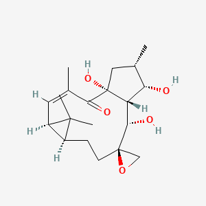 Chemical structure of Epoxylathyrol