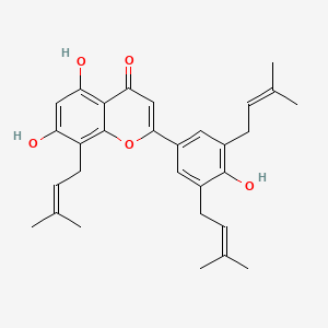 Chemical structure of Epimedonin L