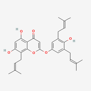 Chemical structure of Epimedonin K