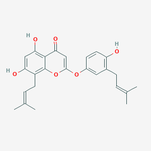 Chemical structure of Epimedonin J