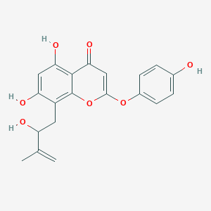 Chemical structure of Epimedonin H