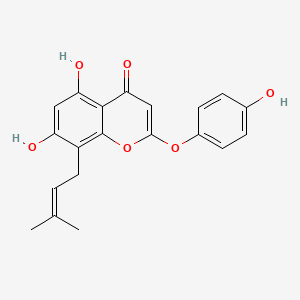 Chemical structure of Epimedonin G