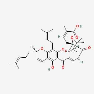 Chemical structure of Epigambogic acid