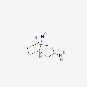 Chemical structure of endo-8-Methyl-8-azabicyclo[3.2.1]octan-3-amine