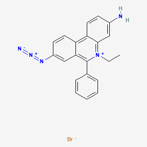Chemical structure of EMA [Ethidium monoazide bromide]