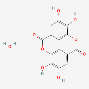 Chemical structure of Ellagic Acid hydrate