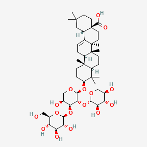 Chemical structure of Elatoside E