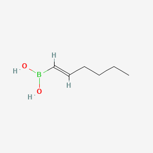 Chemical structure of E-HEXEN-1-YLBORONIC ACID