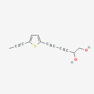 Chemical structure of Echinoynethiophene A