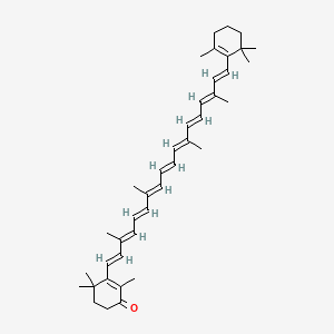 Chemical structure of Echinenone
