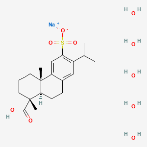 Chemical structure of Ecabet Sodium Hydrate