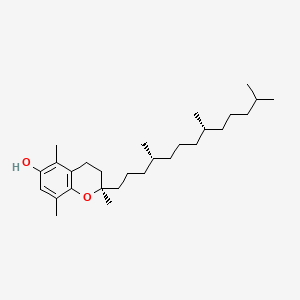 Chemical structure of D-β-Tocopherol