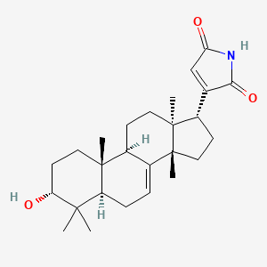 Chemical structure of Dysolenticin J