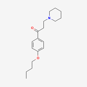 Chemical structure of Dyclonine