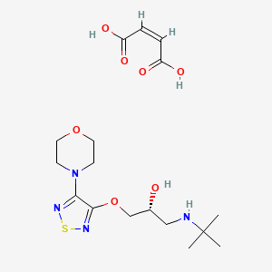 Chemical structure of D-Timolol maleate