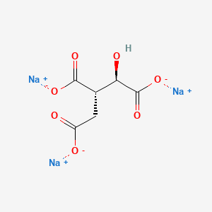 Chemical structure of Ds(+)-threo-Isocitric acid, trisodium salt