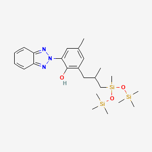 Chemical structure of Drometrizole Trisiloxane