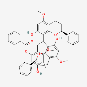 Chemical structure of Dracoflavan A