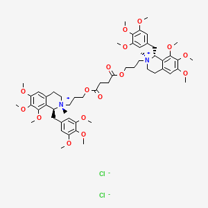 Chemical structure of Doxacurium Chloride (Mixture of Diastereomers)