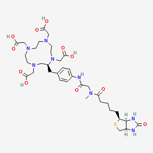 Chemical structure of DOTA-Biotin-Sarcosine