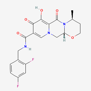 Chemical structure of dolutegravir S,R