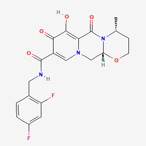 Chemical structure of 4-Epi-dolutegravir