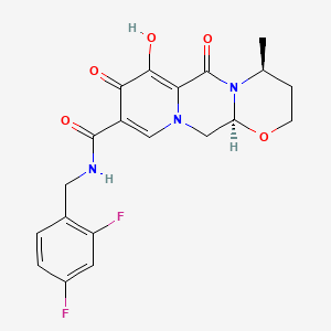 Chemical structure of dolutegravir S,S-