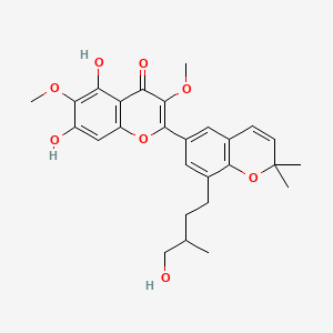 Chemical structure of Dodovisone C