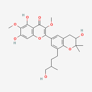 Chemical structure of Dodovisone B