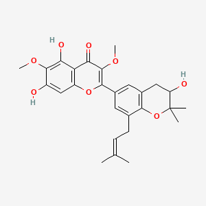 Chemical structure of Dodovisone A