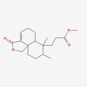 Chemical structure of Dodovislactone A