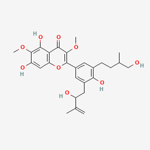 Chemical structure of Dodoviscin A