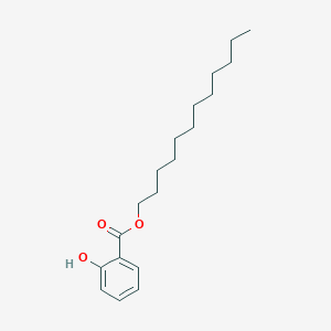 Chemical structure of Dodecyl 2-hydroxybenzoate