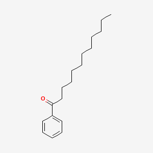 Chemical structure of Dodecanophenone