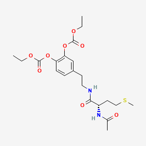 Chemical structure of Docarpamine