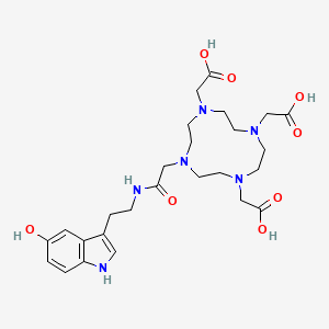 Chemical structure of DO3A-Serotonin