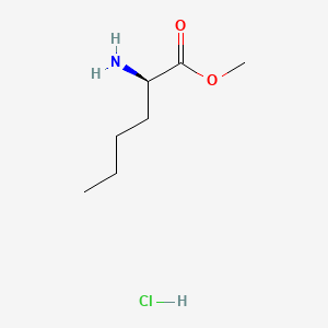 Chemical structure of D-Norleucine methyl ester hydrochloride
