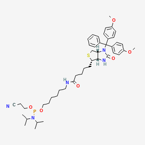 Chemical structure of 5'-Biotin Phosphoramidite